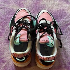 Puma Sneakers with Mint and Lavender Accents